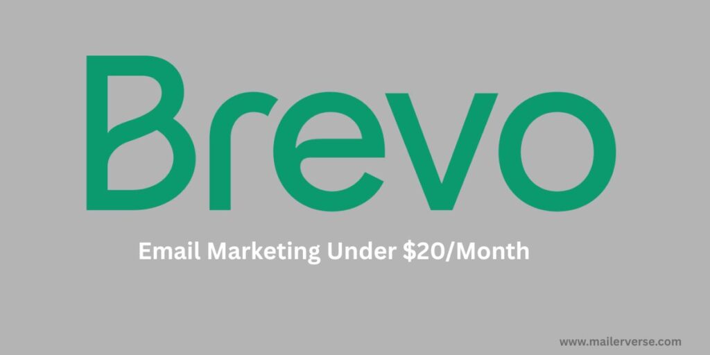 email marketing under $20month